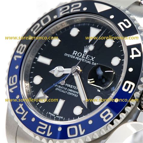 rolex gmt master 2 ghiera blu e nera|gmt master 2.